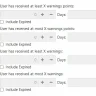Warning Improvements by Xon
