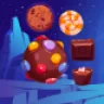 Candy Match 3 Game with Earning System and Admin Panel + Landing Page