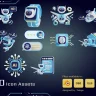 Artificial Intelligence 3D Icon Pack
