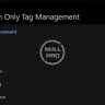 Admin only tags